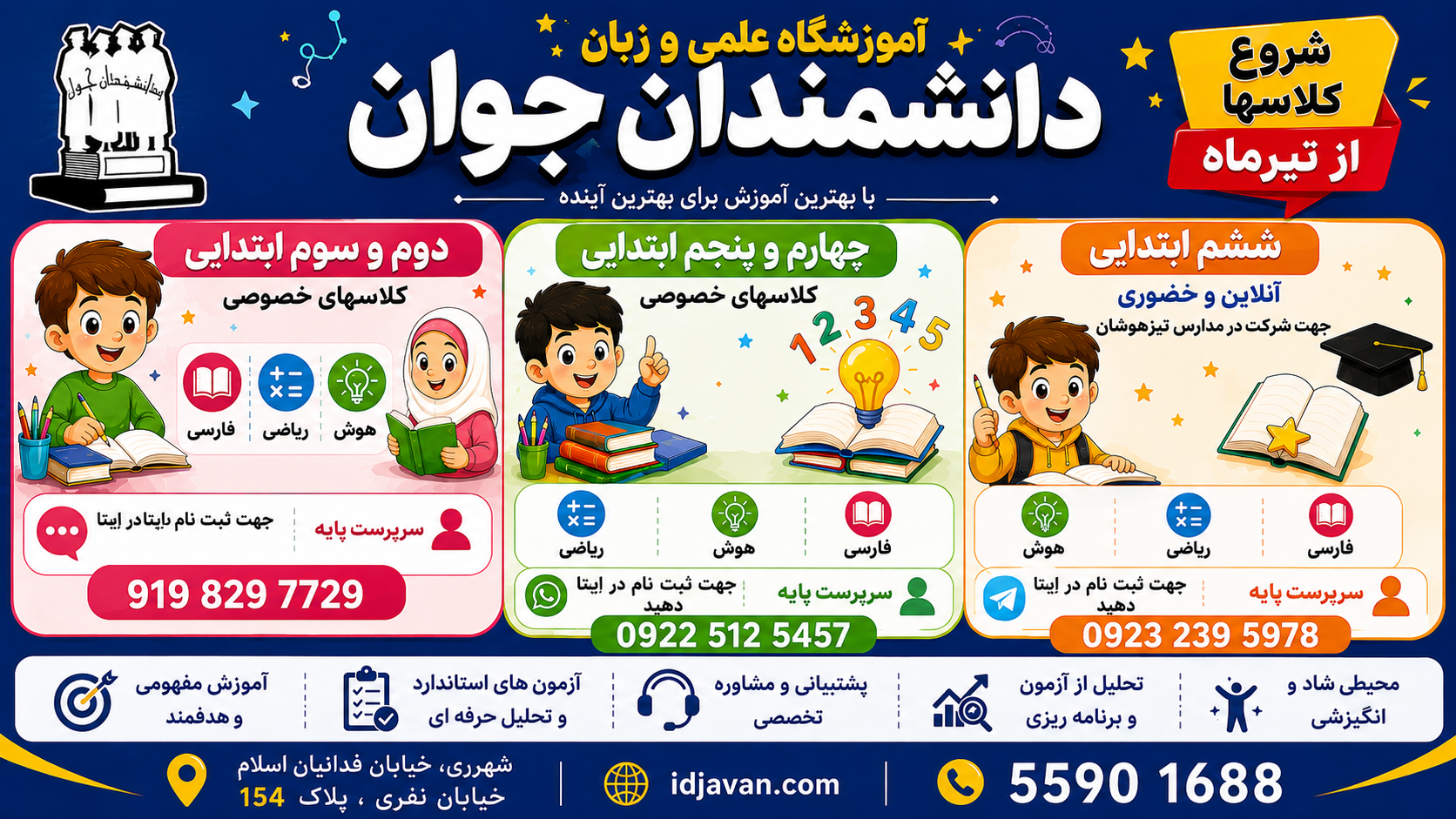 کلاس ابتدایی دانشمندان جوان دانشمندان جوان کلاس ابتدایی